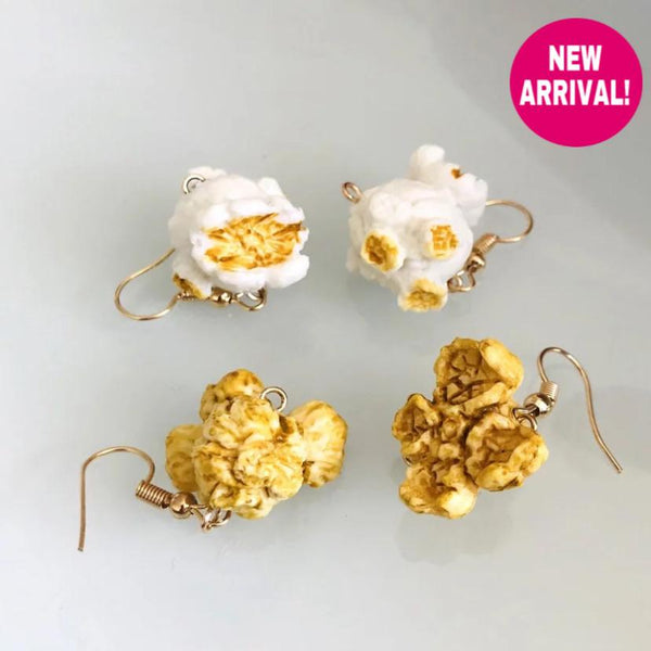 Popcorn Pop Earrings 🍿 - Sour Puff Shop