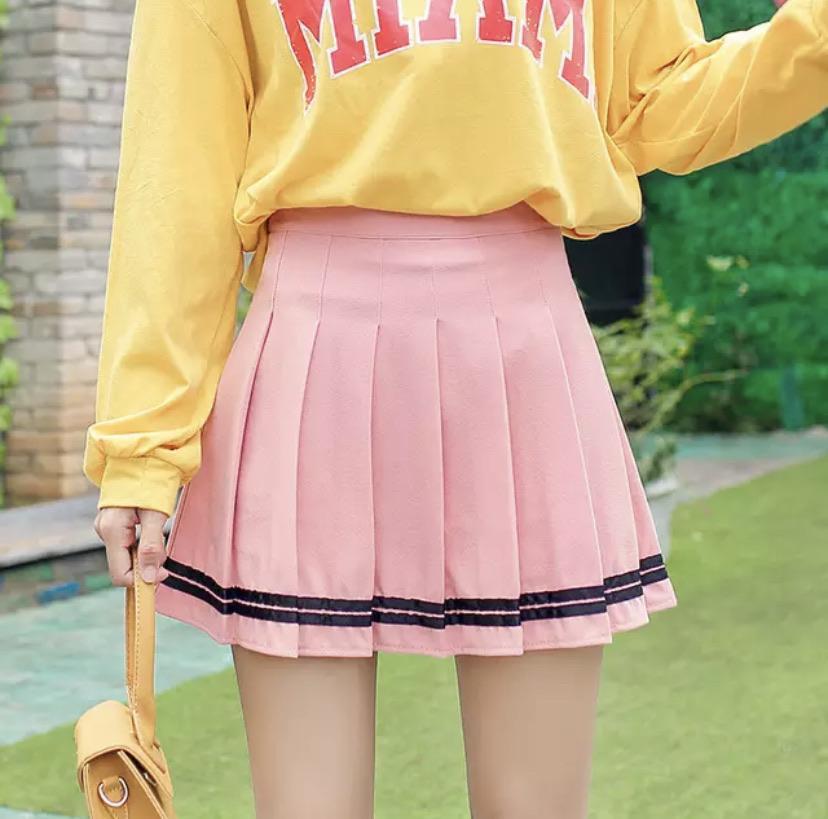 Preppy Pleated Skirt - Sour Puff Shop