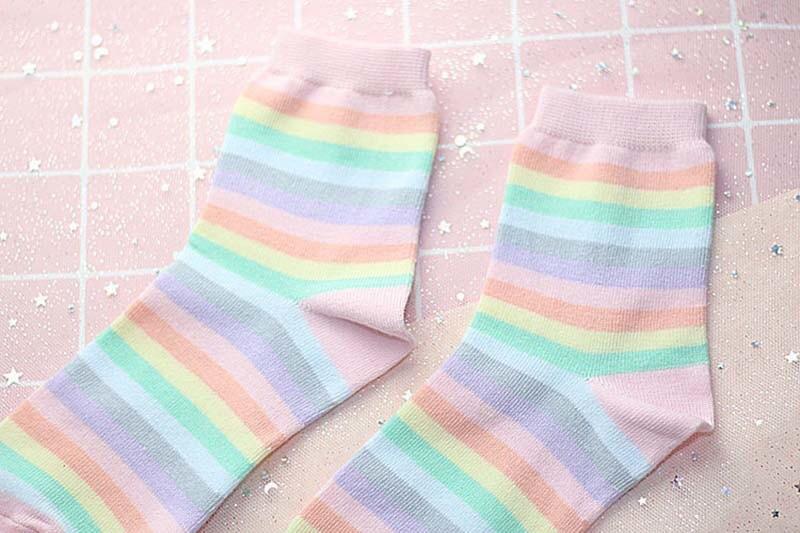Pretty in pastel socks - Sour Puff Shop
