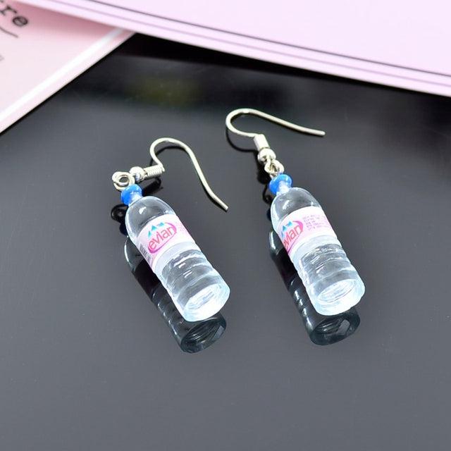 Water Bottle Drop Earrings 💦