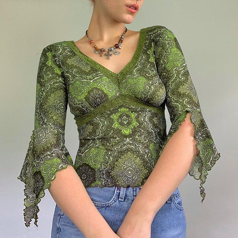 Indie Flare Sleeve Top