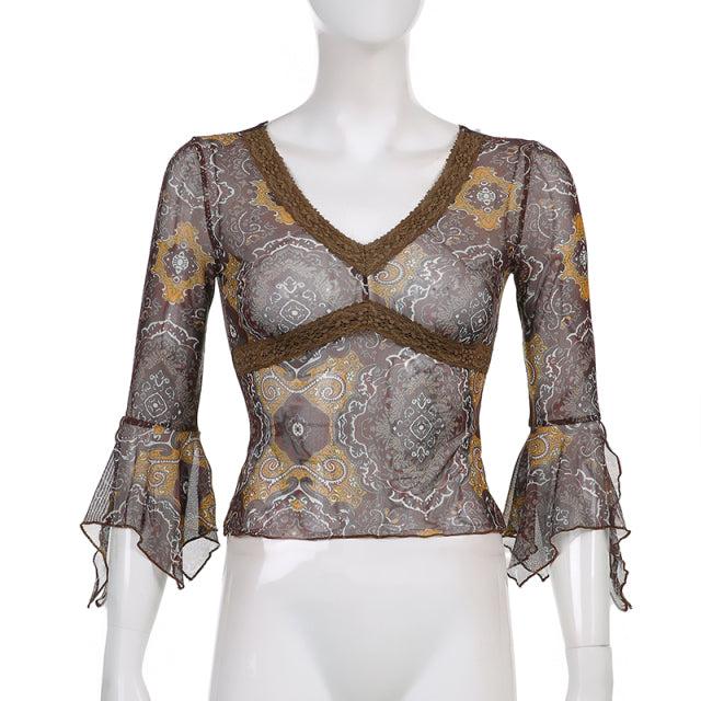 Indie Flare Sleeve Top