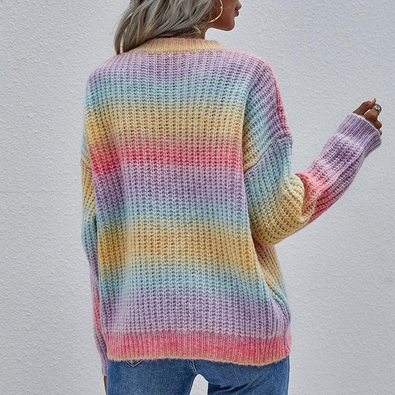 Rainbow Pastel Sweater