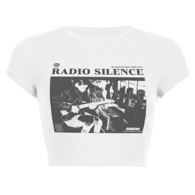 Radio Silence Crop Top