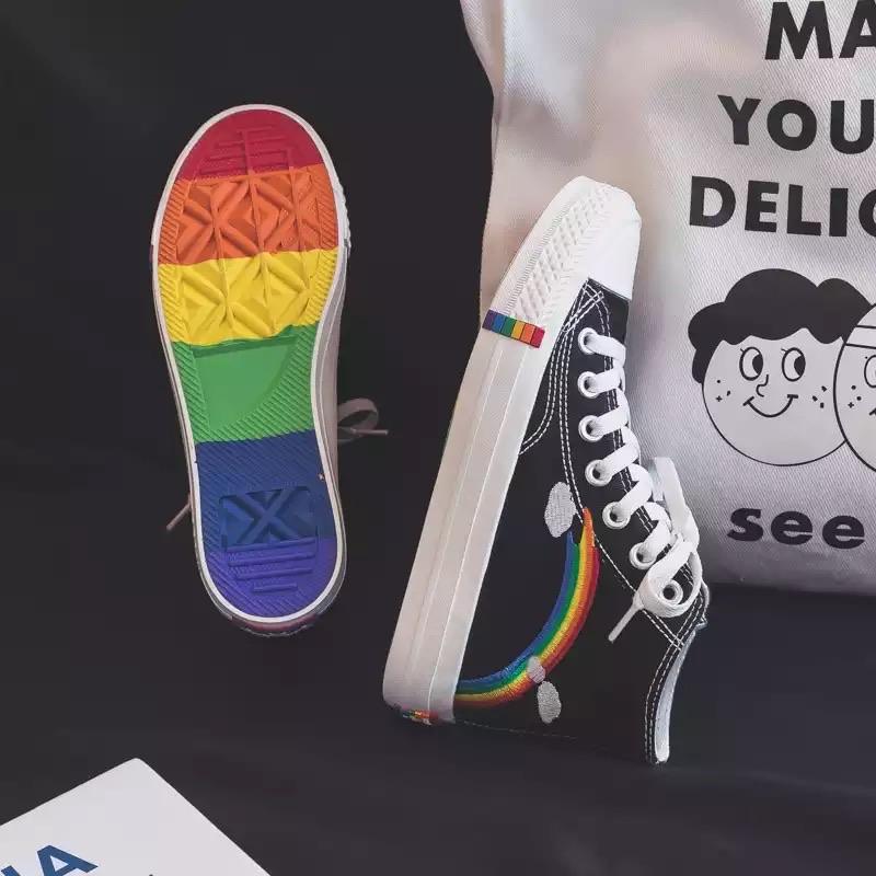 Rainbow Soles Sneakers 🌈 - Sour Puff Shop