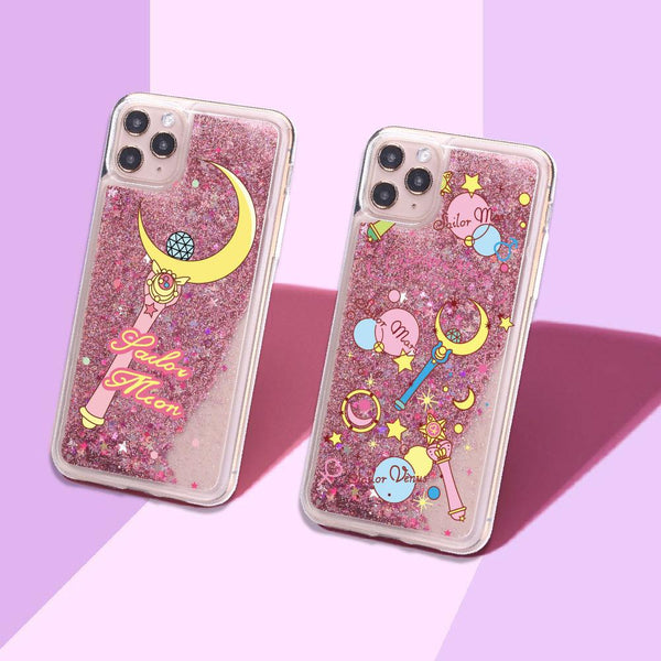 Sailor Moon Glitter Liquid iPhone Cases - Sour Puff Shop