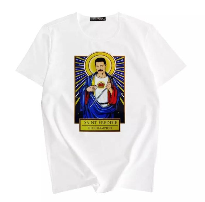 Freddie mercury champion t shirt on sale