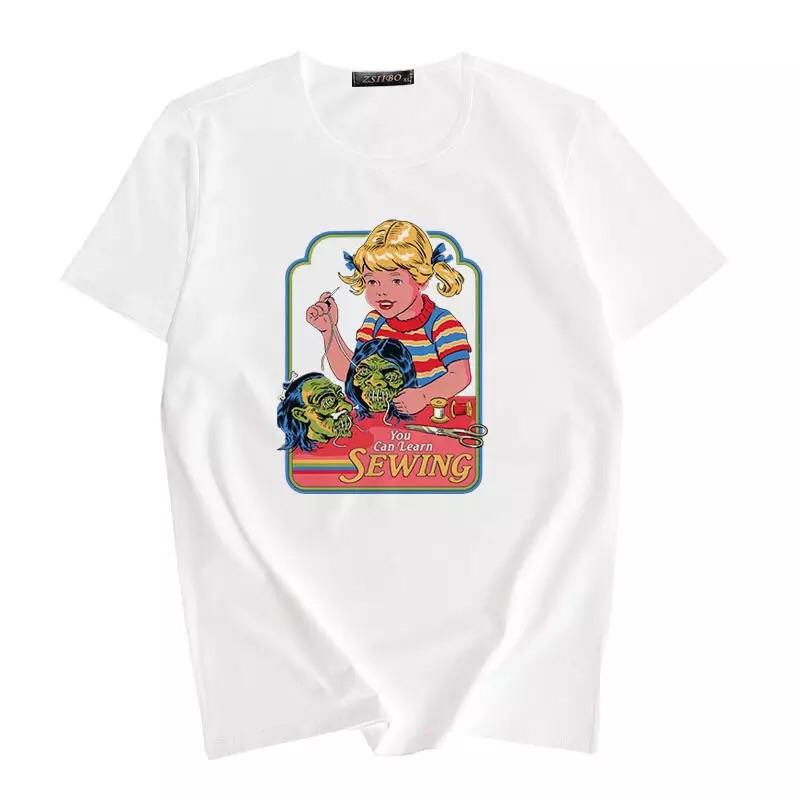 Sally’s Sewing Lessons T-Shirt - Sour Puff Shop