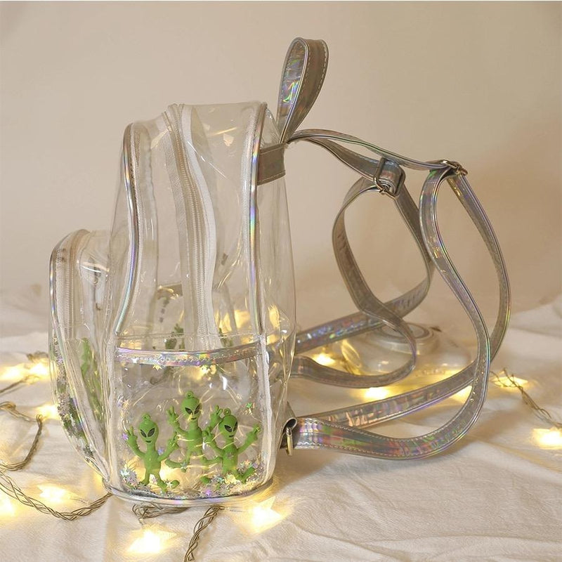 Clear alien backpack clearance