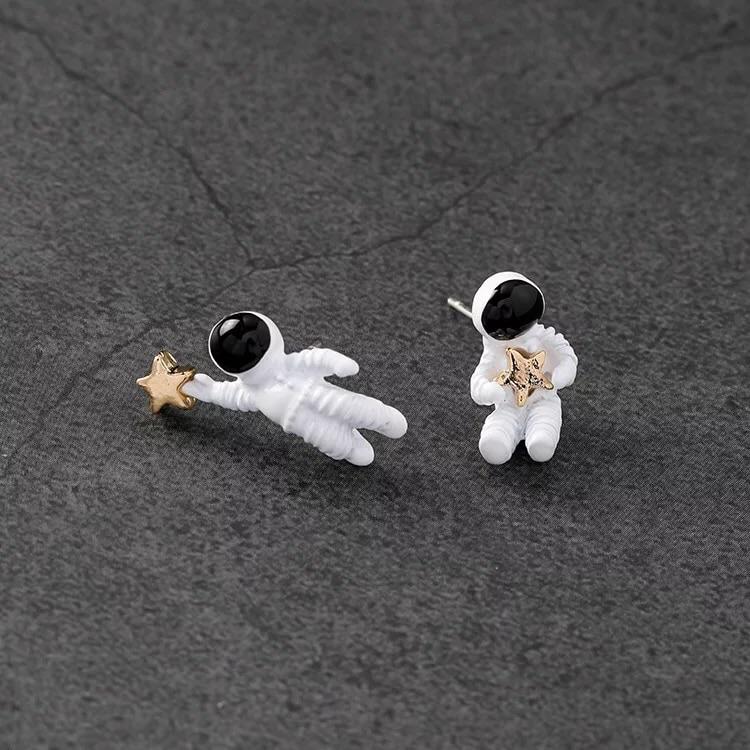 SPACE ASTRO EARRINGS - Sour Puff Shop