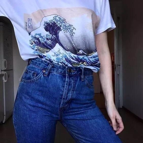 The Wave of Kanagawa T-Shirt 🌊 - Sour Puff Shop