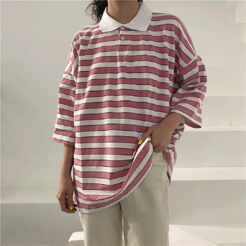 Vintage Collar Striped shirt ✨ - Sour Puff Shop