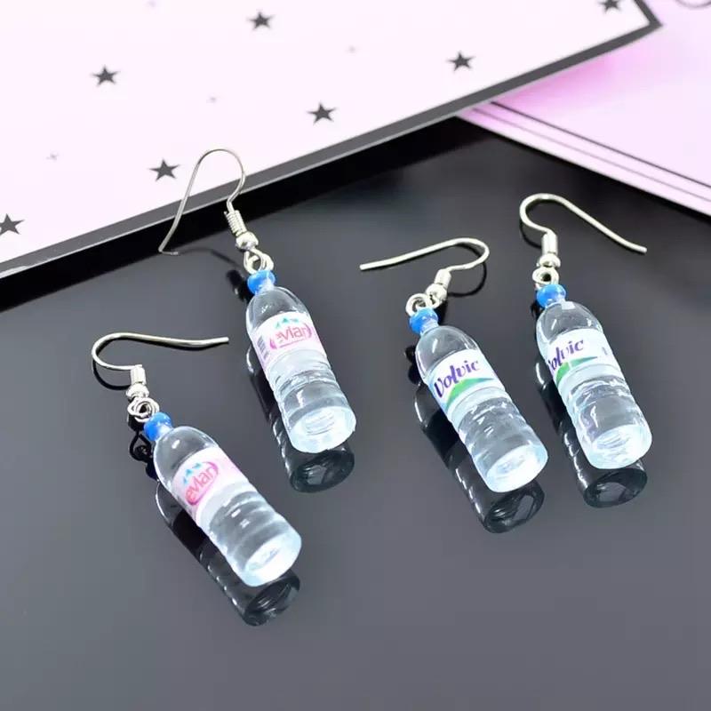 Water Bottle Drop Earrings 💦 - Sour Puff Shop