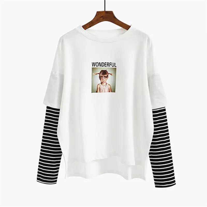 “Wonderful” striped sweatshirt - Sour Puff Shop
